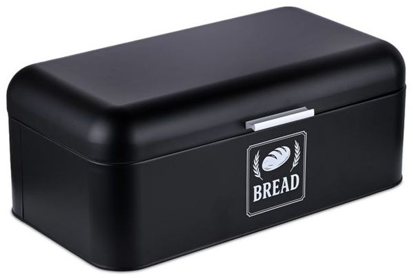 Relaxdays Retro Brotkasten mit Deckel & Griff