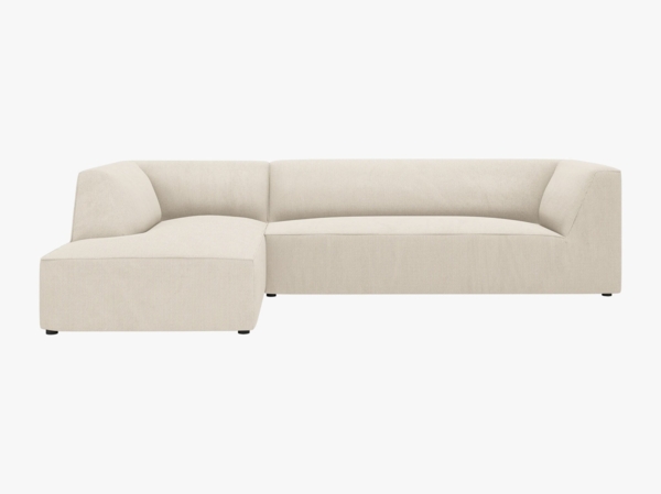 Micadoni 4-Sitzer Modular Sofa Ruby Links Kord Scala Helles Beige
