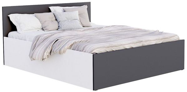 FDM Stauraumbett Bett Stauraumbett PANAMA SP Bettgestell 140x200 & weitere Größen (verfügbar 90x200 120x200 140x200 160x200 180x200cm, Bettrahmen, Bett, mit großen Kopfteil, mit Bettkasten zum aufklappen), mit/ohne Matratze
