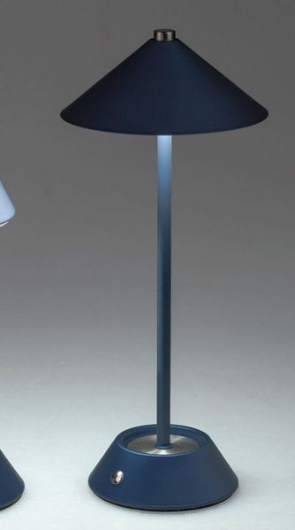 formano Nachttischlampe Touch, auf Fuß, Blau, Motiv: Uni