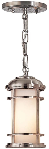 Außenleuchte, Hängelampe, Stahl, Edelstahl, H 19,6 cm