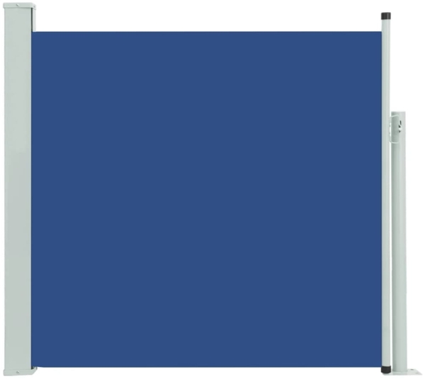 vidaXL Ausziehbare Seitenmarkise 170×300 cm Blau 48366