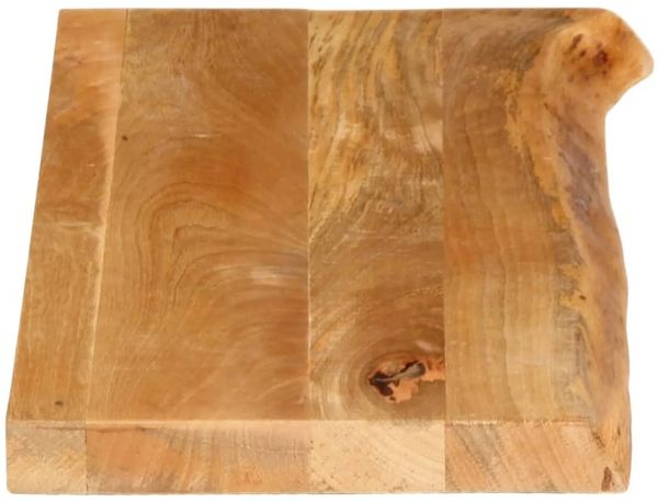 vidaXL Tischplatte mit Baumkante 90x30x2,5 cm Massivholz Mango 370431 Bild 4