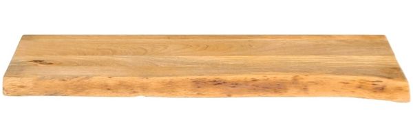 vidaXL Tischplatte mit Baumkante 90x30x2,5 cm Massivholz Mango 370431 Bild 3