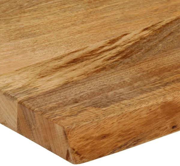 vidaXL Tischplatte mit Baumkante 90x30x2,5 cm Massivholz Mango 370431 Bild 6