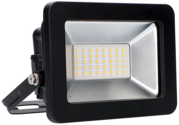 LED's light LED Flutlichtstrahler 0310704 LED-Außenstrahler, LED, schwarz 30 Watt neutralweiß IP65