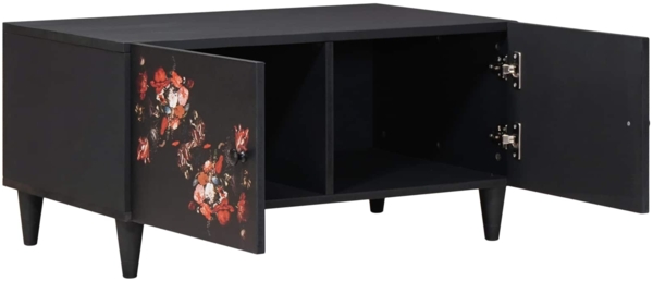 vidaXL Couchtisch Mehrfarbig 80 x 50 x 40 cm Massivholz Mango 4018705