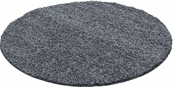 Teppich DREAM Shaggy GREY 120 X 120cm Rund