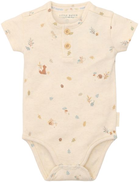 Little Dutch Forest Nature Babybody Kurzarm - Größ