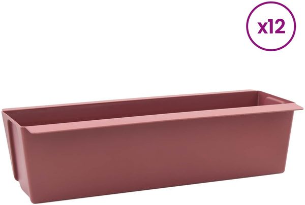 vidaXL Blumenboxen für Euro-Paletten 12 pcs Braun 36,5 x 14 x 9,5 cm 42037203 Bild 3