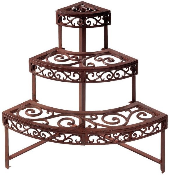 Esschert Design Blumenetagere Viertelrund BPH32 404600