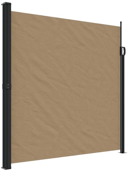 vidaXL Seitenmarkise Ausziehbar Taupe 200x500 cm 4004469 Bild 2