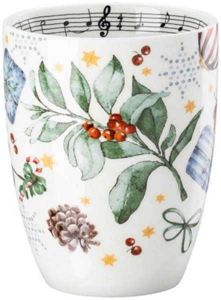 Hutschenreuther Becher Sammelserie 2025 Alle Jahre wieder Becher mit Henkel 0,36l, Porzellan Bild 2