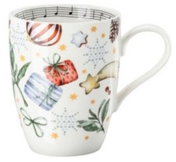 Hutschenreuther Becher Sammelserie 2025 Alle Jahre wieder Becher mit Henkel 0,36l, Porzellan Bild 6