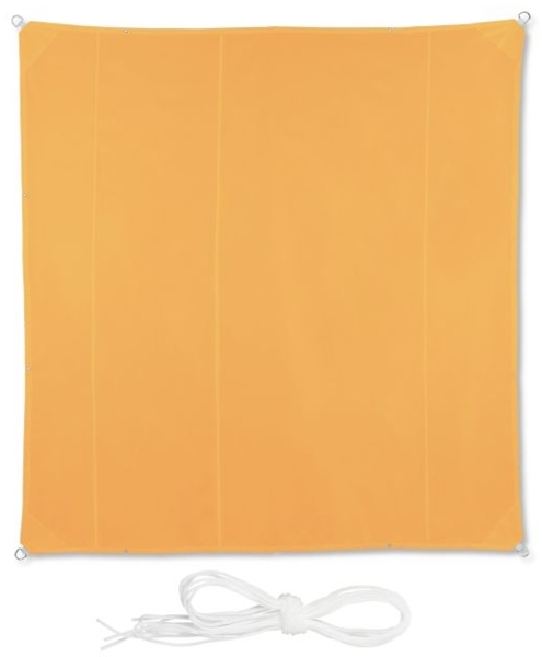 Gelbes Sonnensegel quadratisch