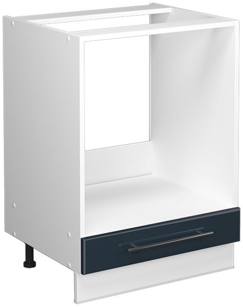 Herdumbauschrank Fame-Line Dunkelblau Hochglanz 60 cm ohne Arbeitsplatte Vicco