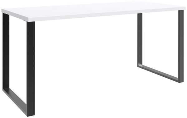 Home Desk Schreibtisch weiß Holzwerkstoff 70cm x 159cm x 75cm