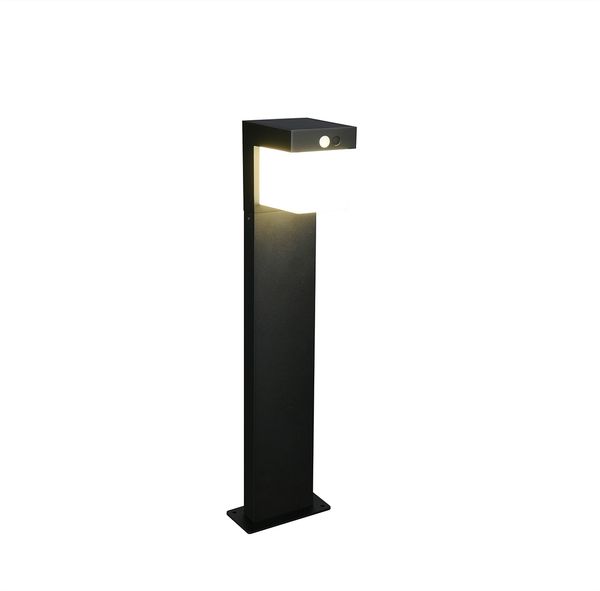 Pollerleuchte COLOMBO mit Solar und Strom, Hybrid mit Bewegungsmelder H: 50cm Bild 2