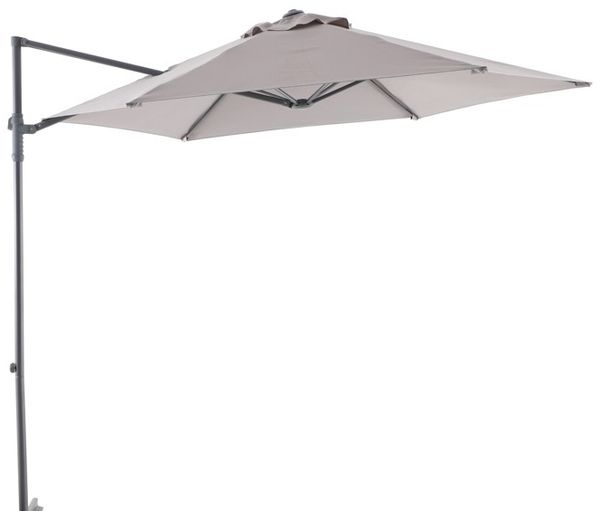 Royal Garden Etna Sonnenschirm Stahl 270 cm Grau