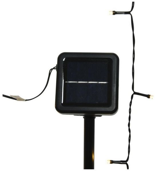 MARELIDA LED-Lichterkette LED Solar Lichterkette warmweiß Außen Gartenlichterkette 19,9m, 200-flammig