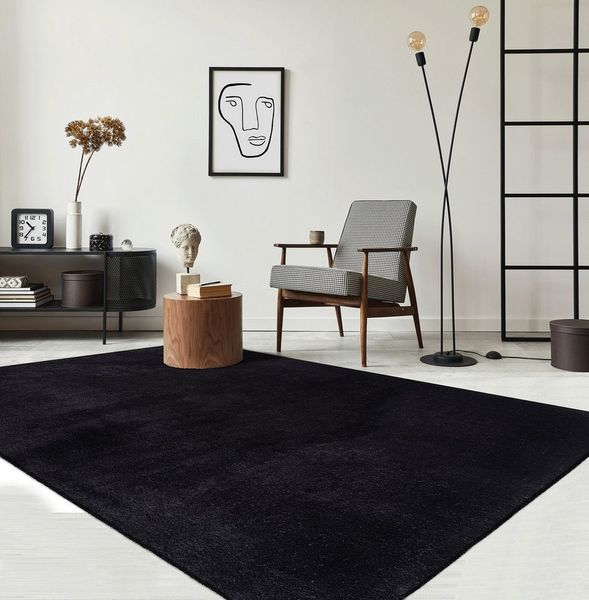 the carpet Teppich kuschelig & Super Soft, Anti-Rutsch Unterseite, rechteckig, Höhe: 16 mm, Waschbar bis 30 Grad, Felloptik, Wohnzimmer Teppich, Kundenliebling