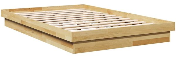 vidaXL Massivholzbett ohne Matratze 120x200 cm Eichenholz 3315734 Bild 8