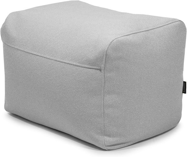 Sitzsack ‘Pouf Plus 70‘, Bezugstoff - Dunes, 100% Olefin, White Grey, 45x60x70 cm cm.