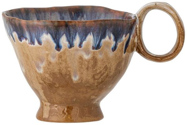 Bloomingville Tasse Bloomingville Imogen Tasse, Blue, Steingut, 175 ml, Steingut