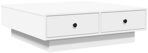 vidaXL Couchtisch Weiß 90x90x28 cm Holzwerkstoff 848087