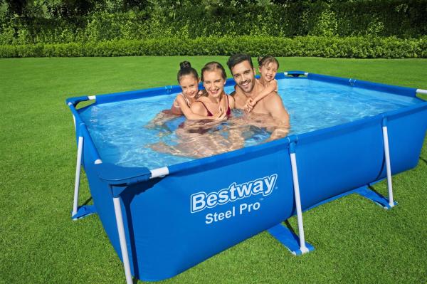 Bestway 'Steel Pro Frame Pool 259 x 170 x 61 cm' Swimmingpool rechteckig Bild 8