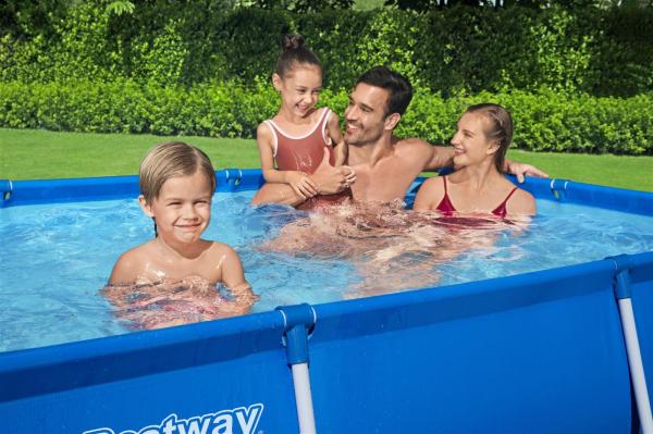 Bestway 'Steel Pro Frame Pool 259 x 170 x 61 cm' Swimmingpool rechteckig Bild 10