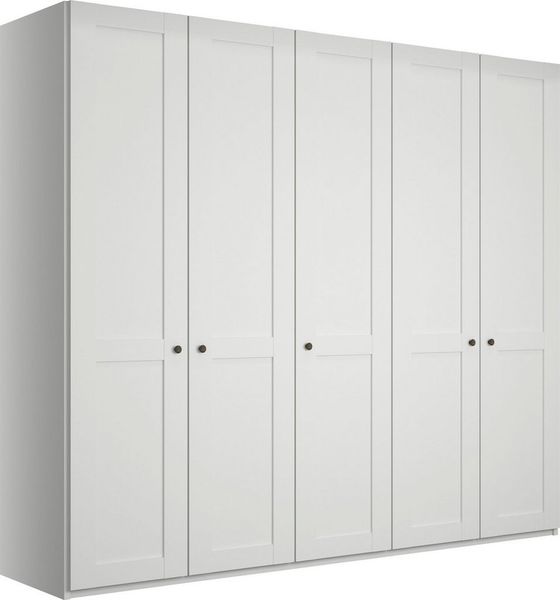 WIEMANN Drehtürenschrank Göteborg, Kleiderschrank, Schrank, Wäscheschrank (4 Breiten, MADE IN GERMANY) inkl. Türendämpfung, langlebige Qualität, viel Stauraum