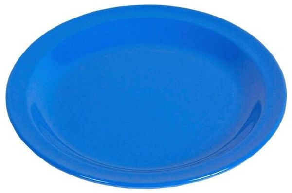 Waca Melamin Teller, 23, 5 cm Ø, flach, blau