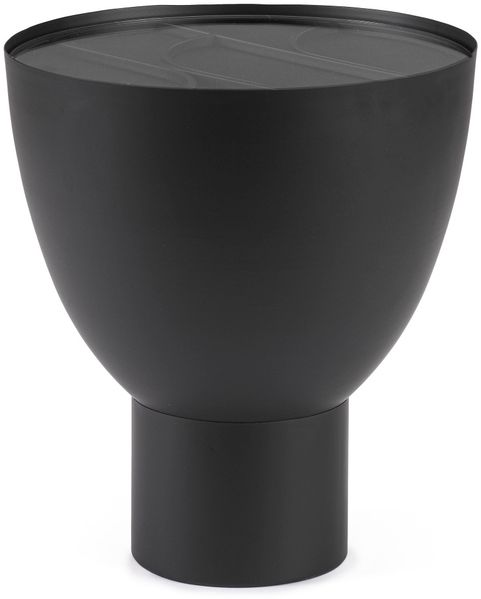 Couchtisch Archie Rund aus Metall, Ø 40 cm