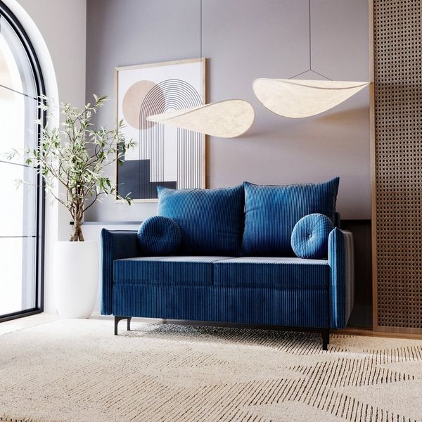 Compleo Schlafsofa für ein kleines Zimmer, Sofa 2-sitzer, Breite:145 cm LEO, bequem