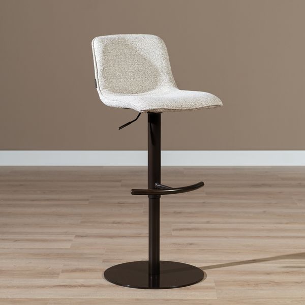 Bronx71 Barhocker Jack Stoff off white/braun 60-82cm