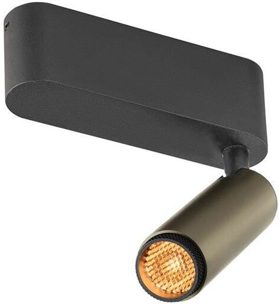 SLV GRIP! S, Deckenaufbauleuchte, single, PHASE, 2700 K, 11 W, 29°, bronze / schwarz - Wand- und Deckenleuchten