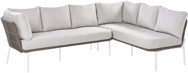 Gartensofa Set 7-Sitzer ROBELLA mit Tischen Beige Bild 5