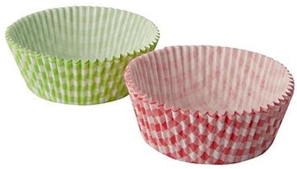 100 Backförmchen Ø 3,5 cm · 1,9 cm "dessiniert"