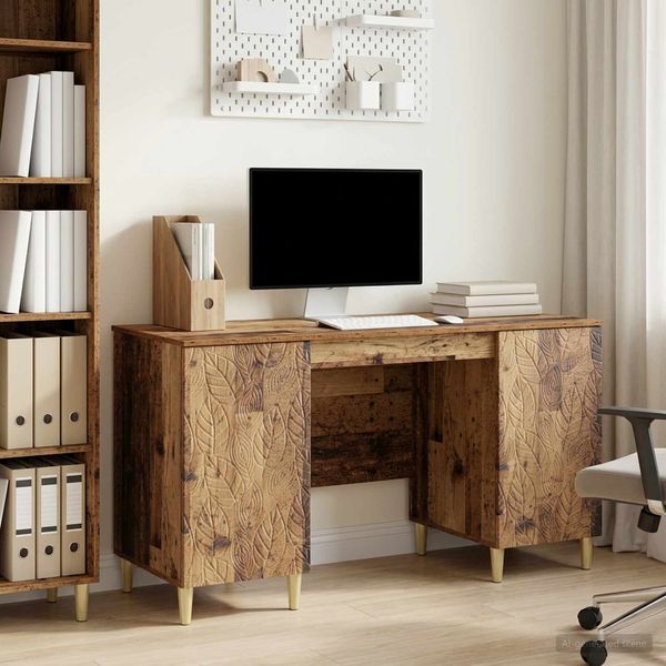 vidaXL Schreibtisch Altholz Holzwerkstoff 142,5 x 50 x 75 cm 3414619