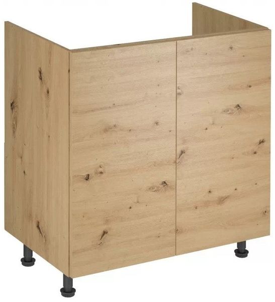 ROYAL24_MARKT Spülenunterschrank - Perfekte Basis für Ihre Spüle. (Küche Spülenunterschrank, 1-St, Langen - D80Z) Zeitlos - Exklusiv - Top Qualität.