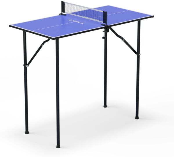 Joola 'Mini' Indoor-Tischtennisplatte, mit Netzgarnitur, Pressspan, blau, 90 x 45 x 76 cm