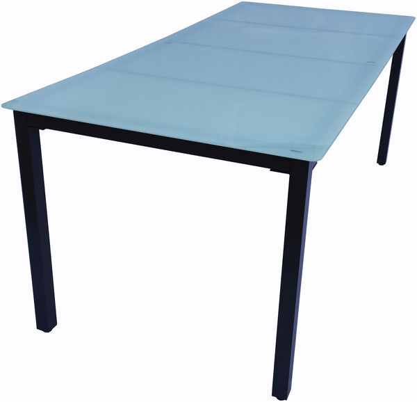VCM Gartentisch Miami 914569 Mattglas H. 73 x B. 189 x T. 90 cm