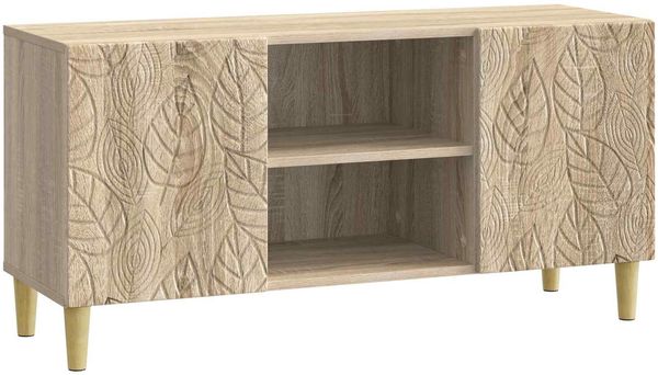 vidaXL TV-Schränk 102 x 34,5 x 50 cm Sonoma-Eiche Holzwerkstoff 895157