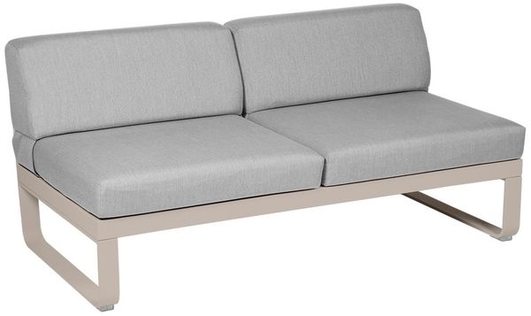 Bellevie Lounge 2-Sitzer Modul 14 Muskat 79 Flanellgrau Mitte