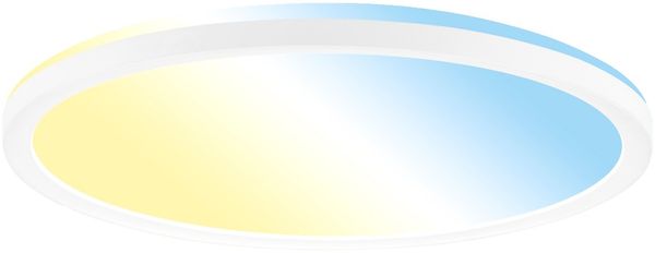 Briloner 'SLIM' LED-Deckenleuchte, Kunststoff weiß, 29 x 3 cm, dimmbar mit Fernbedienung Bild 5