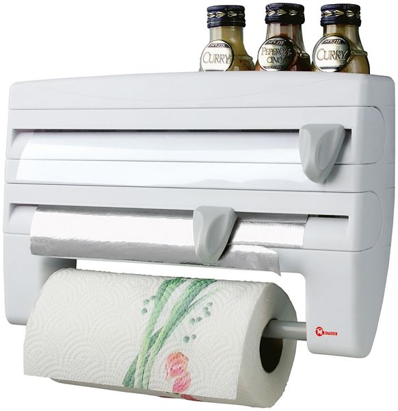 METALTEX 254410 Roll n Roll Küchenrollenspender / Rollenhalter / Küchenrollenhalter