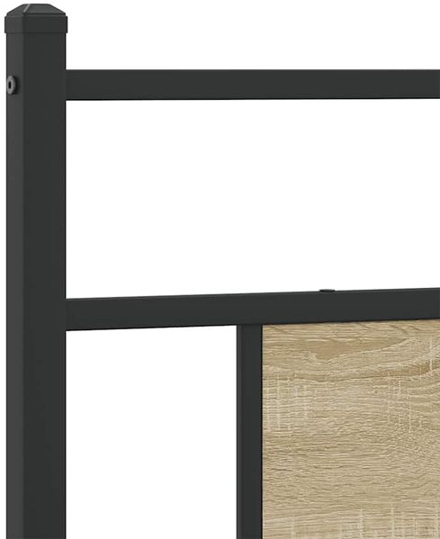 vidaXL Bettgestell ohne Matratze Sonoma-Eiche 90x200 cm Holzwerkstoff 4106803 Bild 9