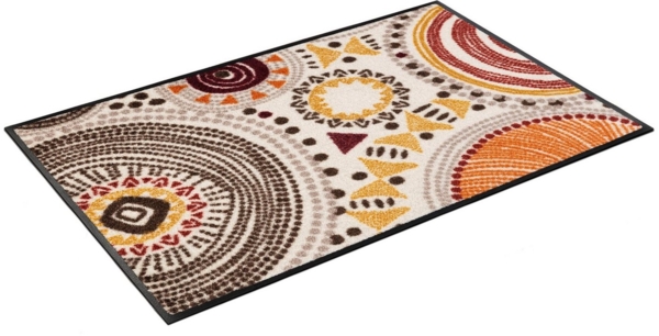 wash+dry by Kleen-Tex Fußmatte Boho Style, rechteckig, Höhe: 7 mm, Schmutzfangmatte, In- und Outdoor geeignet, waschbar