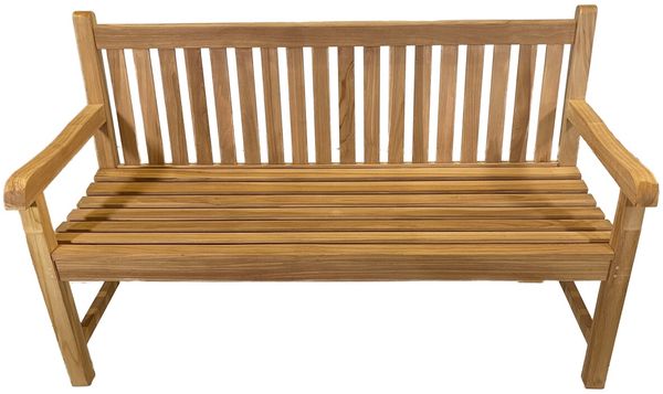 Teakholz Gartenbank SIGLI 3 Sitzer 150cm